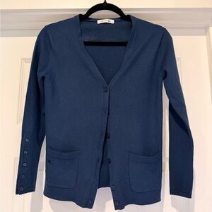 Lacoste Deep Blue Women's Cardigan